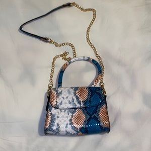 Fashion nova snake skin crossbody bag